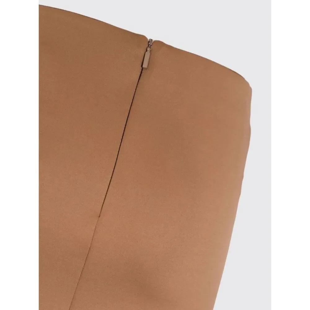 Mm Max Mara Women High-Waisted Criªpe Midi Pencil Skirt Mm Max Mara With Slit